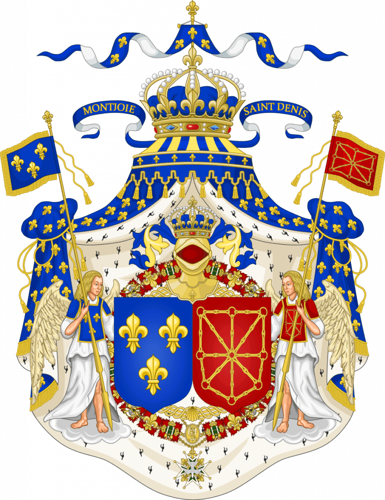 Un drapeau coloré - Trésors de Charlemagne
