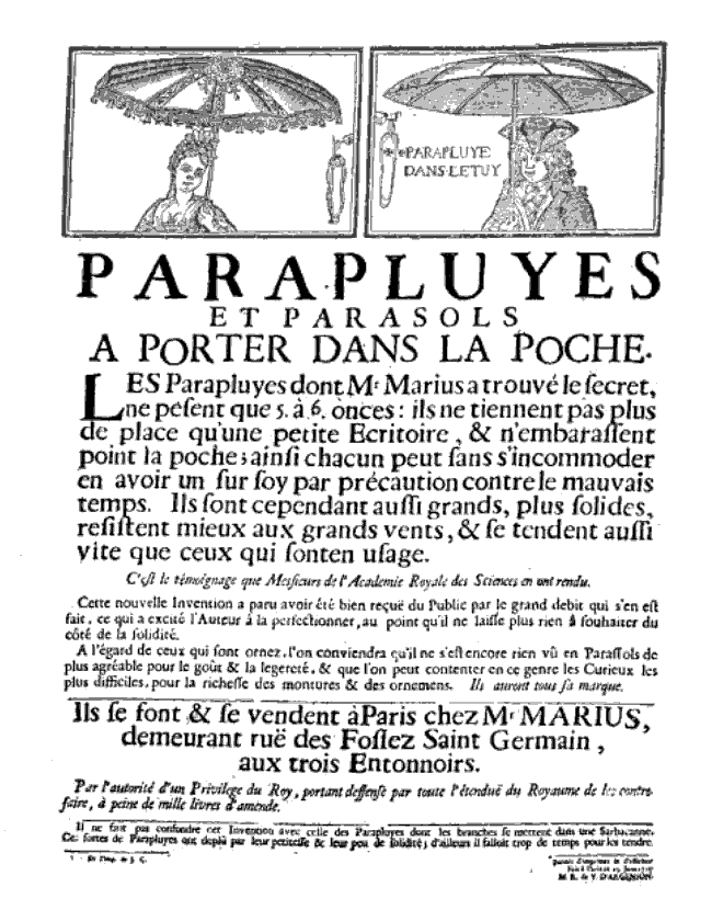 L’invention du parapluie, l’histoire bien française d’un accessoire incontournable
