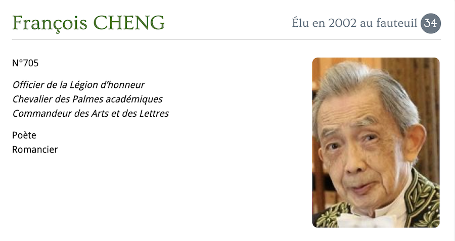 François Cheng, le poète français venu de Chine
