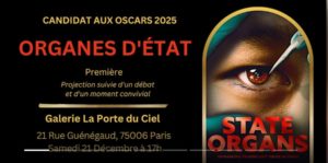 Prélèvements forcés d’organes : première en France du documentaire Organes d’État, le samedi 21 décembre