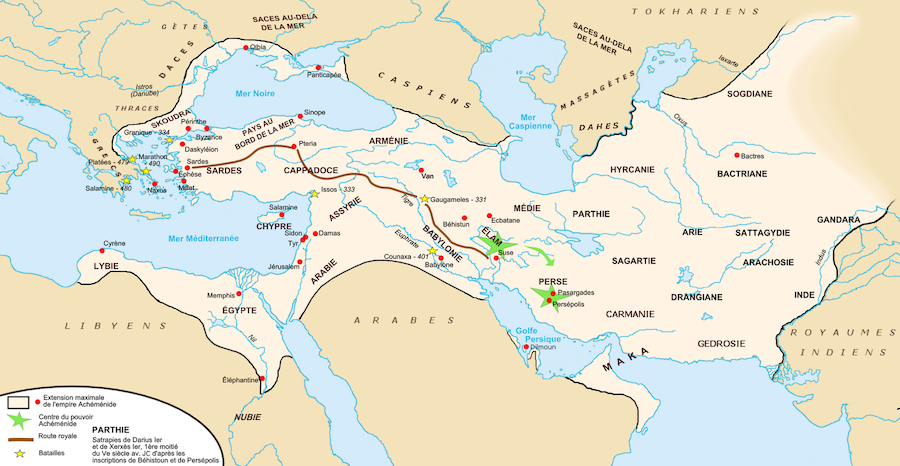 La conquête de l'empire perse par Alexandre le Grand
